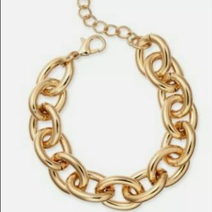 Gold tone chain Adjustable Bracelet Charter Club